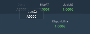 Illustrazione drag and drop example 1